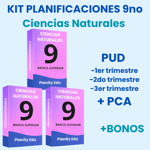 Mega Pack Docente® 9no año Ciencias Naturales