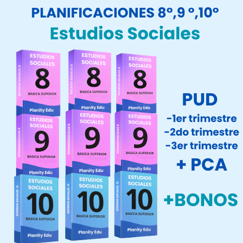 Hiper Pack Docente® Estudios Sociales 8vo,9no y 10mo
