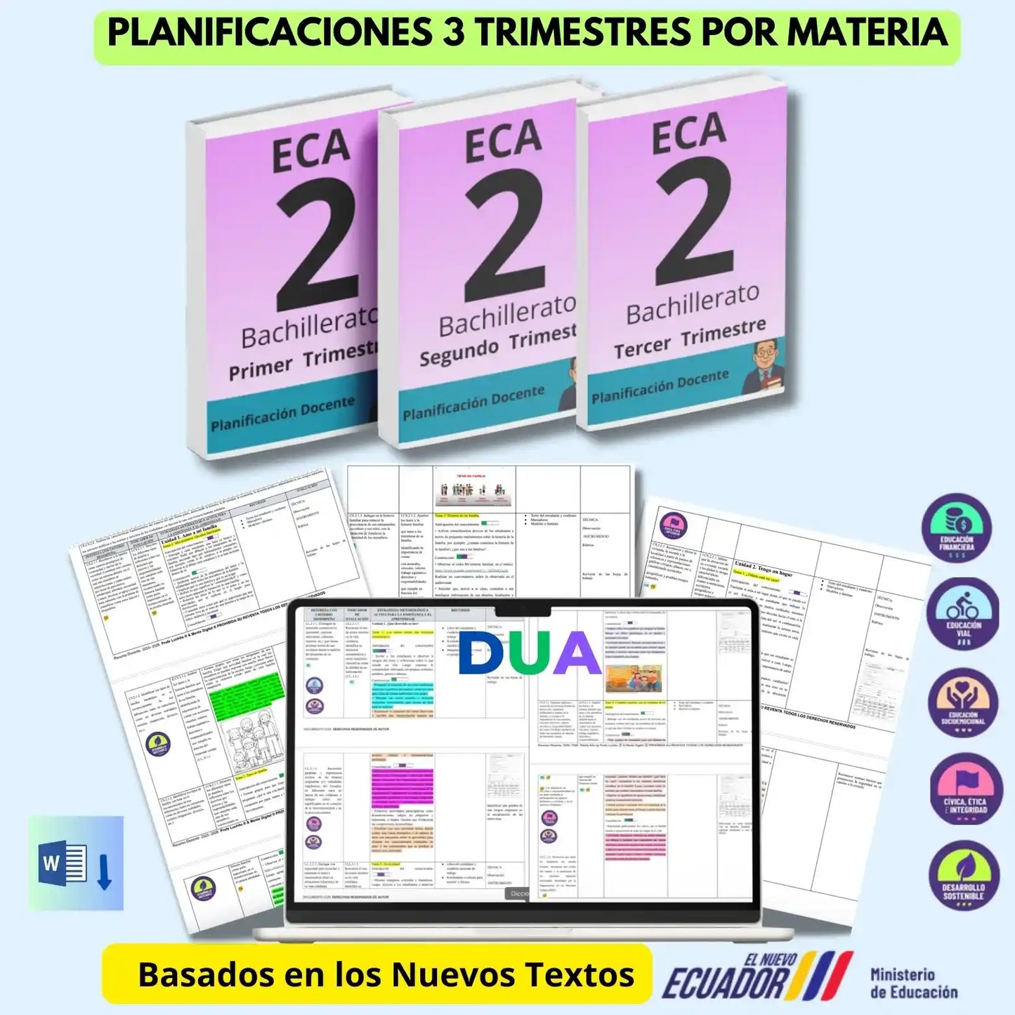 Mega Pack Docente® 2do BGU ECA