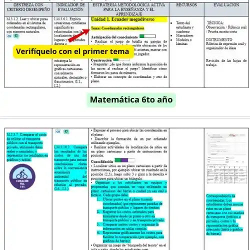 Mega Pack Docente® 6to de Básica