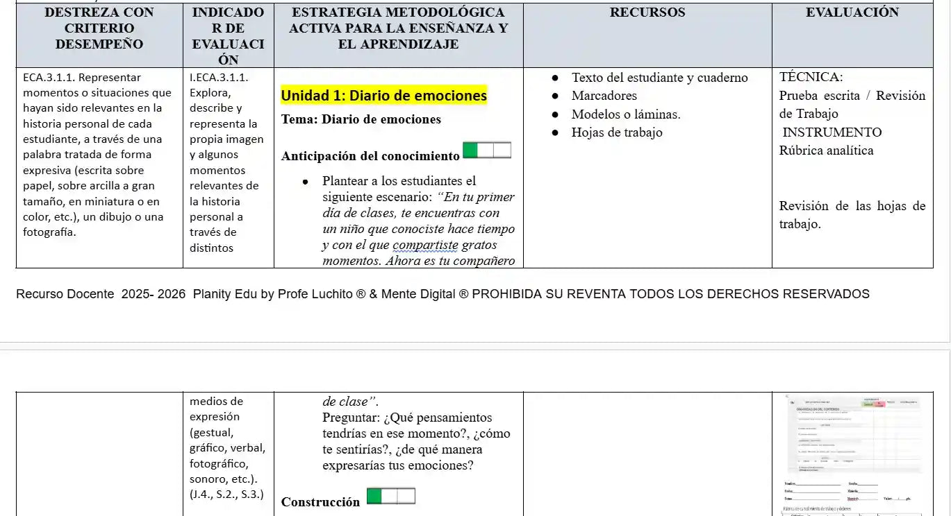 Mega Pack Docente® 5to de Básica