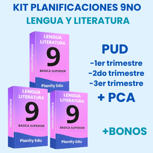 Mega Pack Docente® 9no año Lengua y literatura