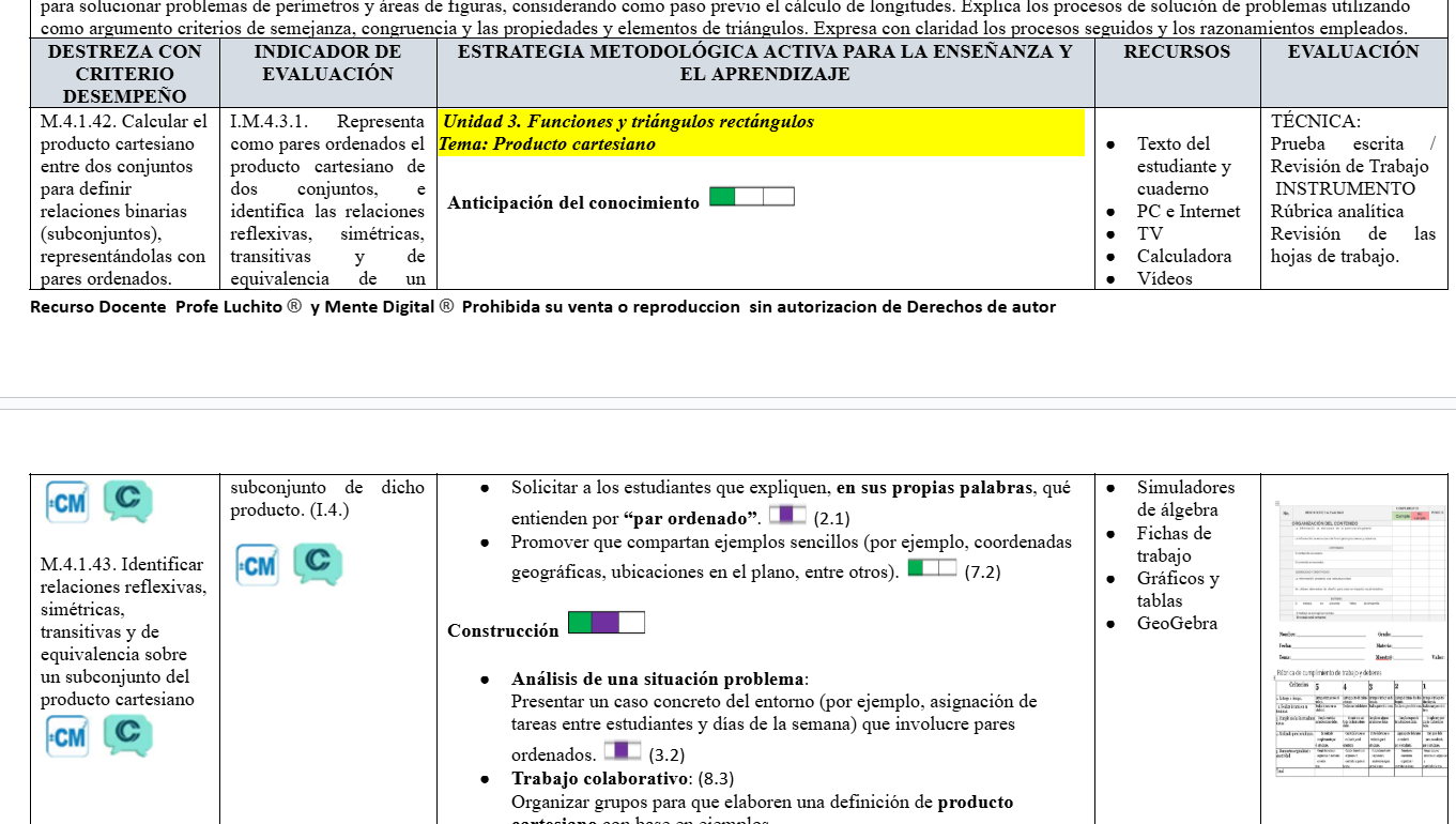 Mega Pack Docente® 10 mo año Matemática