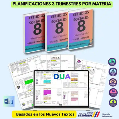 Mega Pack Docente® 8vo año Estudios Sociales