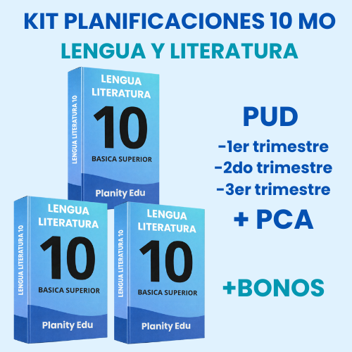 Mega Pack Docente® 10mo año Lengua y literatura