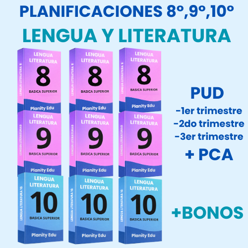 Hiper Pack  Docente® Lengua y Literatura 8vo,9no y 10mo