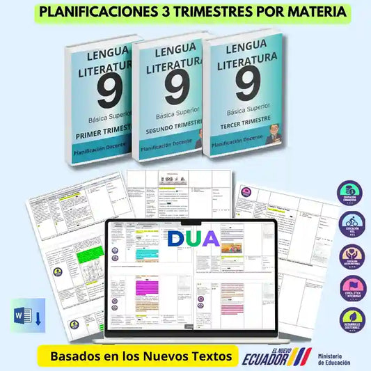 Mega Pack Docente® 9no año Lengua y literatura