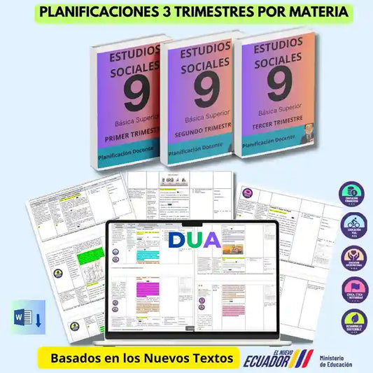 Mega Pack Docente® 9no año Estudios Sociales