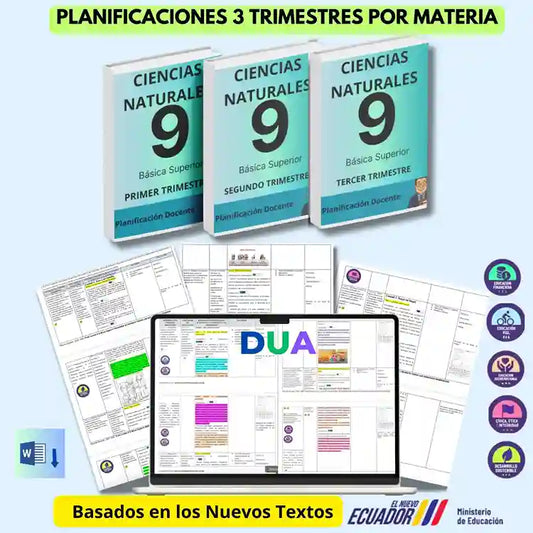 Mega Pack Docente® 9no año Ciencias Naturales