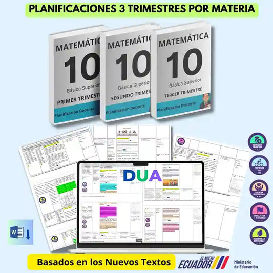 Mega Pack Docente® 10 mo año Matemática