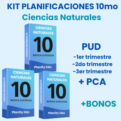Mega Pack Docente® 10mo año Ciencias Naturales