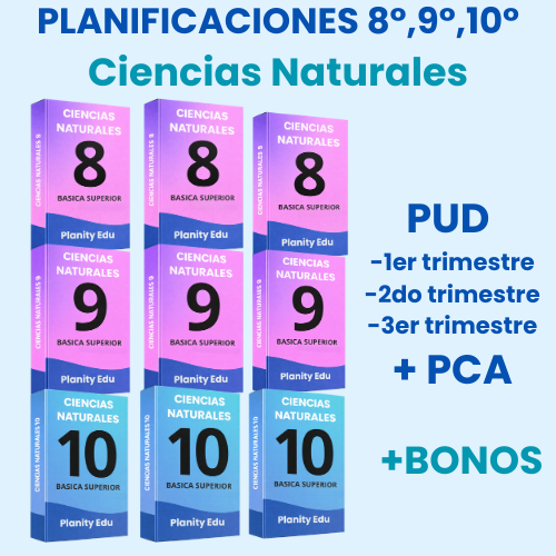 Hiper Pack  Docente® Ciencias Naturales 8vo,9no y 10mo