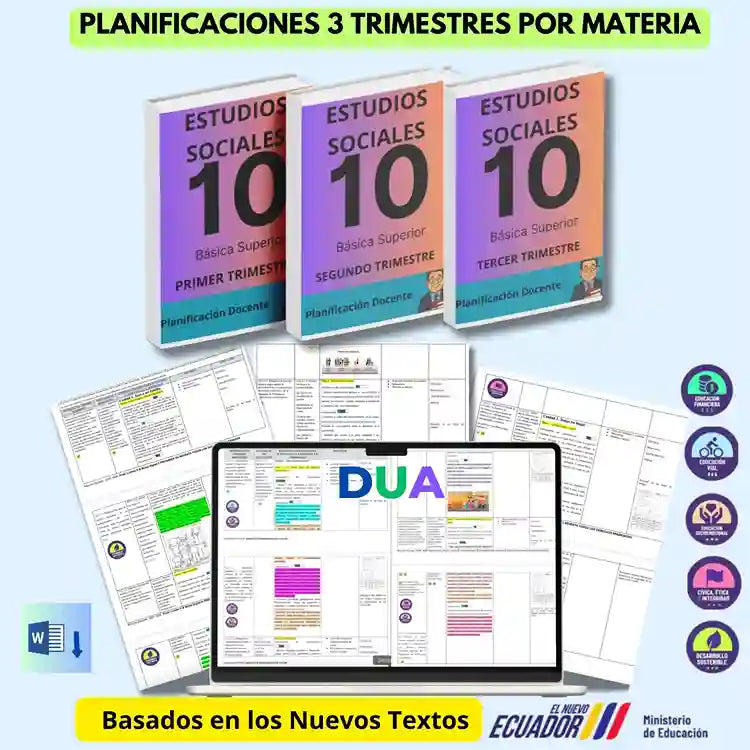 Mega Pack Docente® 10 mo año Estudios Sociales