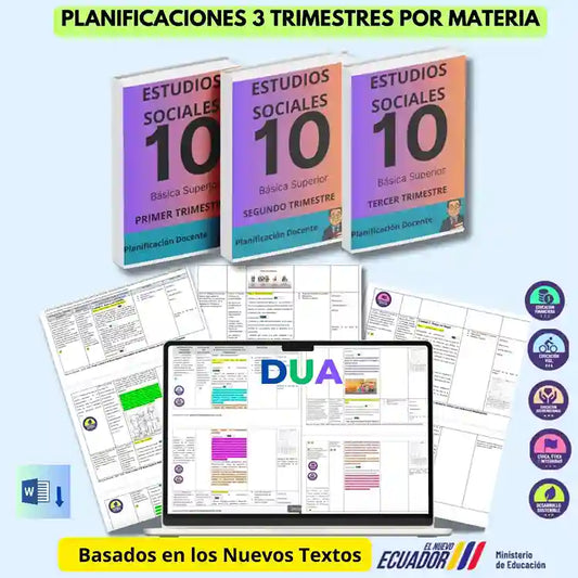 Mega Pack Docente® 10 mo año Estudios Sociales