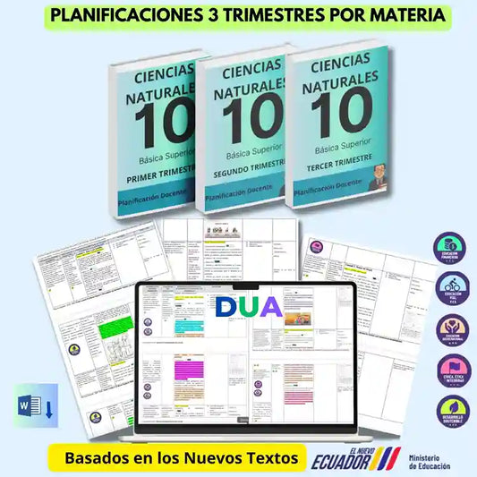 Mega Pack Docente® 10mo año Ciencias Naturales