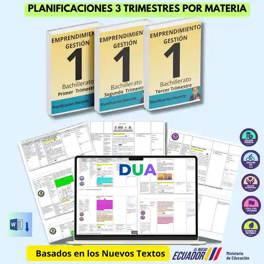 Mega Pack Docente® 1ero BGU Emprendimiento y Gestión