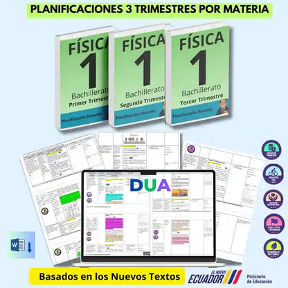 Mega Pack Docente® 1ero BGU Física