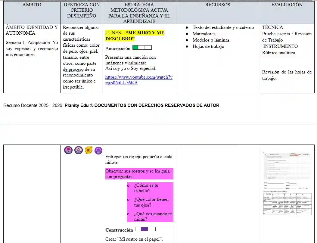 Hiper Pack Docente® INICIAL 42 Semanas