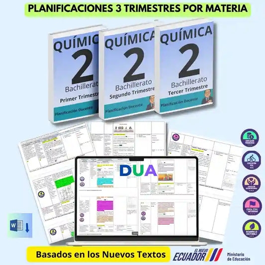 Mega Pack Docente® 2do  BGU Química
