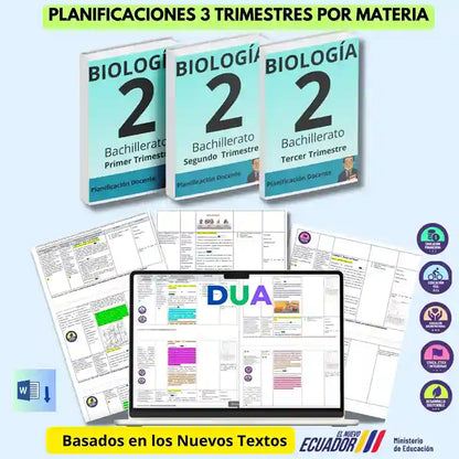 Mega Pack Docente® 2do BGU Biologia