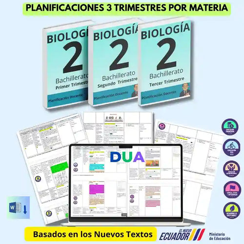 Mega Pack Docente® 2do BGU Biologia