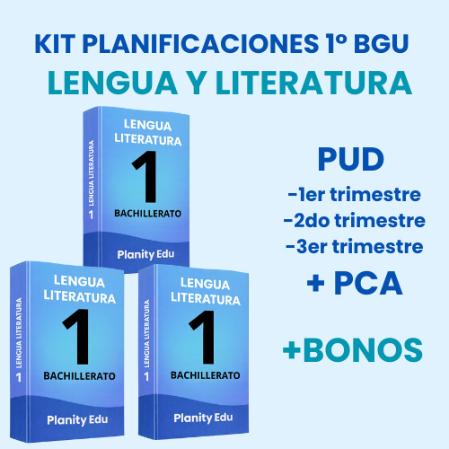 Mega Pack Docente® 1ero BGU Lengua y literatura