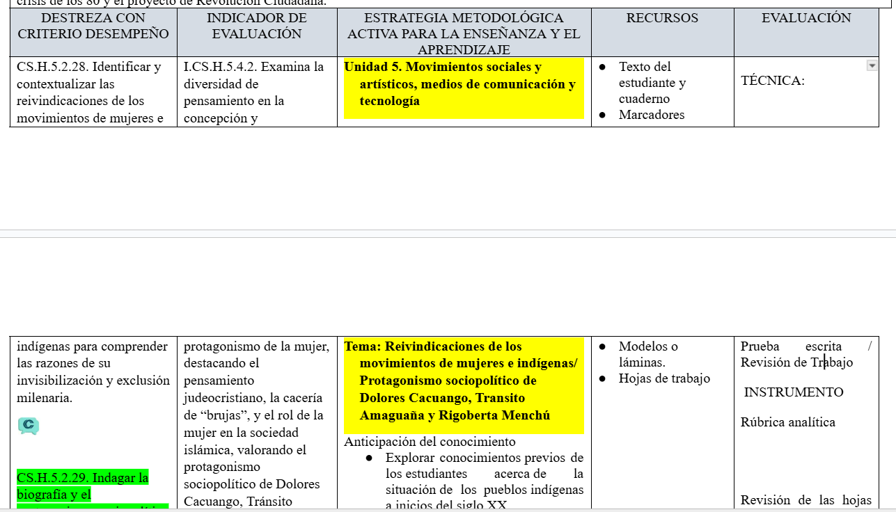 Mega Pack Docente® 3ero BGU Historia