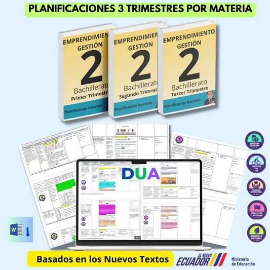 Mega Pack Docente® 2do BGU Emprendimiento y Gestión