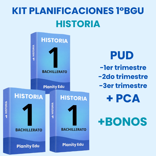 Mega Pack Docente® 1ero BGU Historia