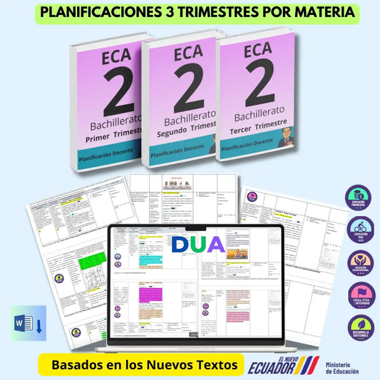 Mega Pack Docente® 2do  BGU ECA
