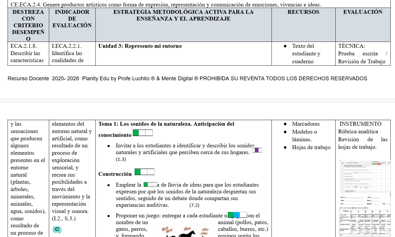 Mega Pack Docente® 4to de Básica