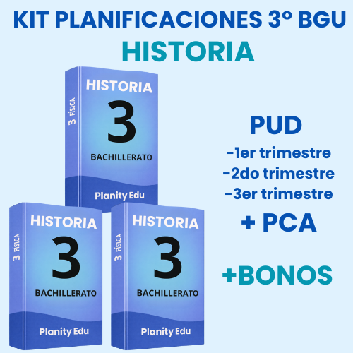 Mega Pack Docente® 3ero BGU Historia