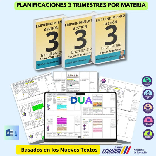 Mega Pack Docente® 3ero BGU Emprendimiento y Gestión