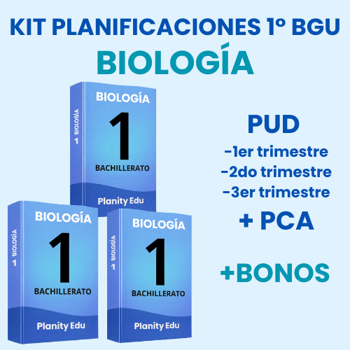 Mega Pack Docente® 1ero BGU Biologia