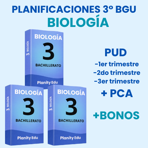 Mega Pack Docente® 3ero BGU Biologia
