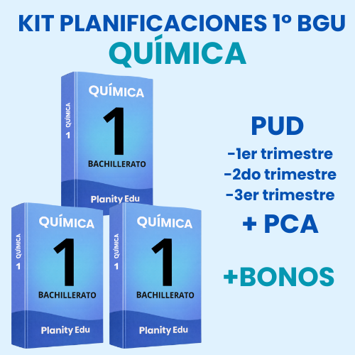 Mega Pack Docente® 1ero  BGU Química