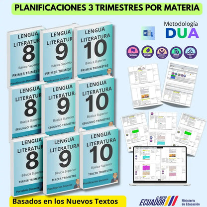 Hiper Pack  Docente® Lengua y Literatura 8vo,9no y 10mo