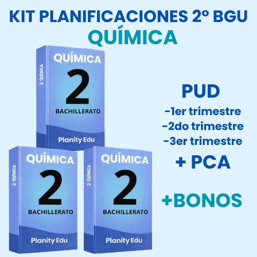 Mega Pack Docente® 2do  BGU Química