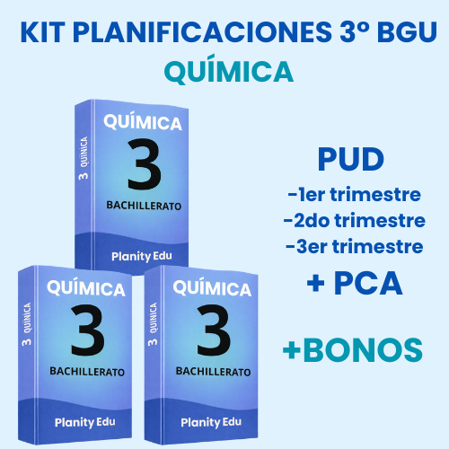 Mega Pack Docente® 3ero  BGU Química