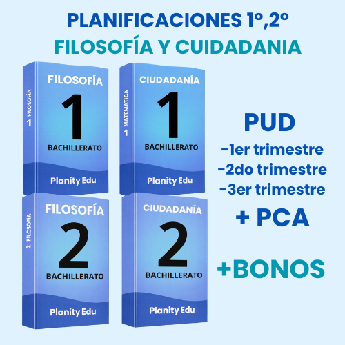 Hiper Pack Docente® 1ero Y 2DO BGU Ciudadanía y Filosofía
