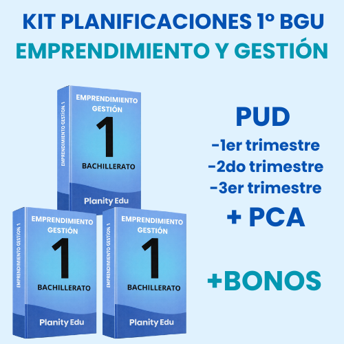 Mega Pack Docente® 1ero BGU Emprendimiento y Gestión