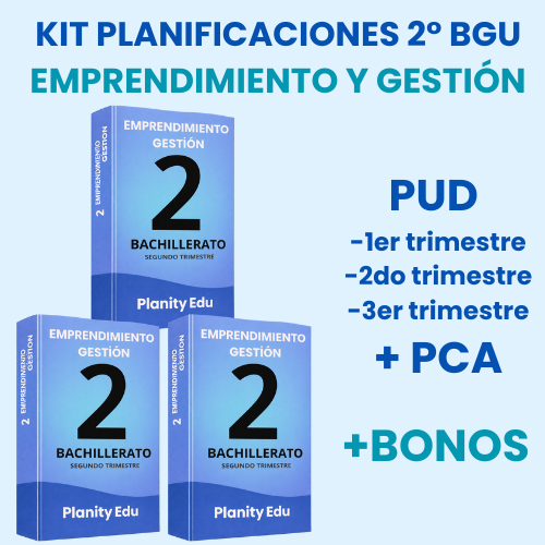 Mega Pack Docente® 2do BGU Emprendimiento y Gestión
