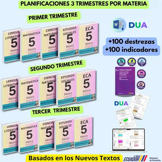 Mega Pack Docente® 5to de Básica