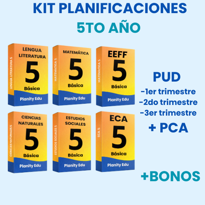 Mega Pack Docente® 5to de Básica