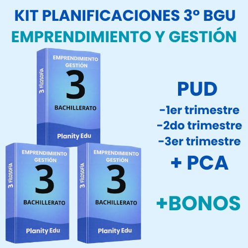 Mega Pack Docente® 3ero BGU Emprendimiento y Gestión