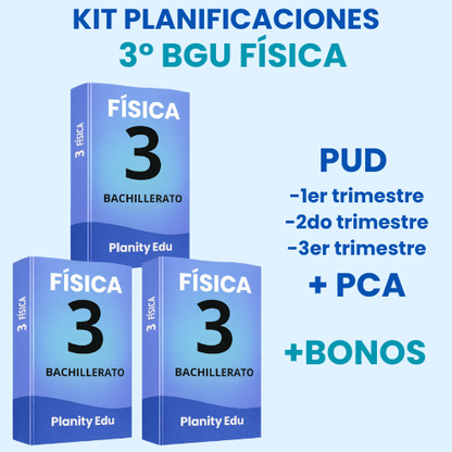Mega Pack Docente® 3ero BGU Física