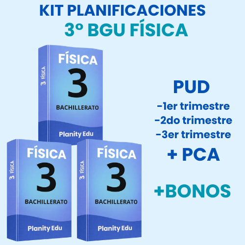 Mega Pack Docente® 3ero BGU Física