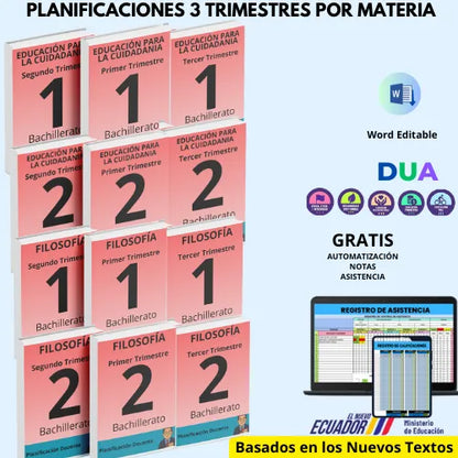 Hiper Pack Docente® 1ero Y 2DO BGU Ciudadanía y Filosofía
