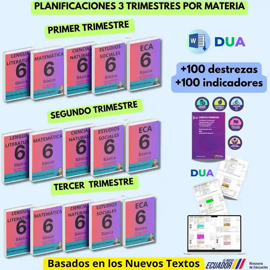 Mega Pack Docente® 6to de Básica