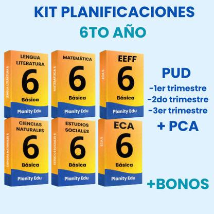 Mega Pack Docente® 6to de Básica
